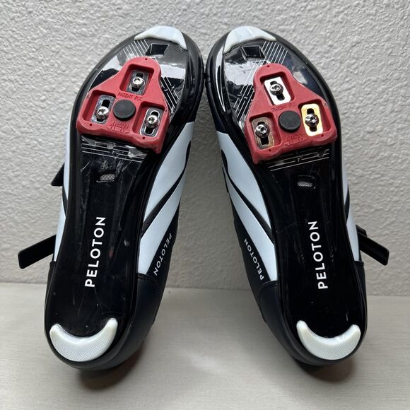 Peloton Cycling Shoes Black & Red Size 43 - Picture 6 of 7